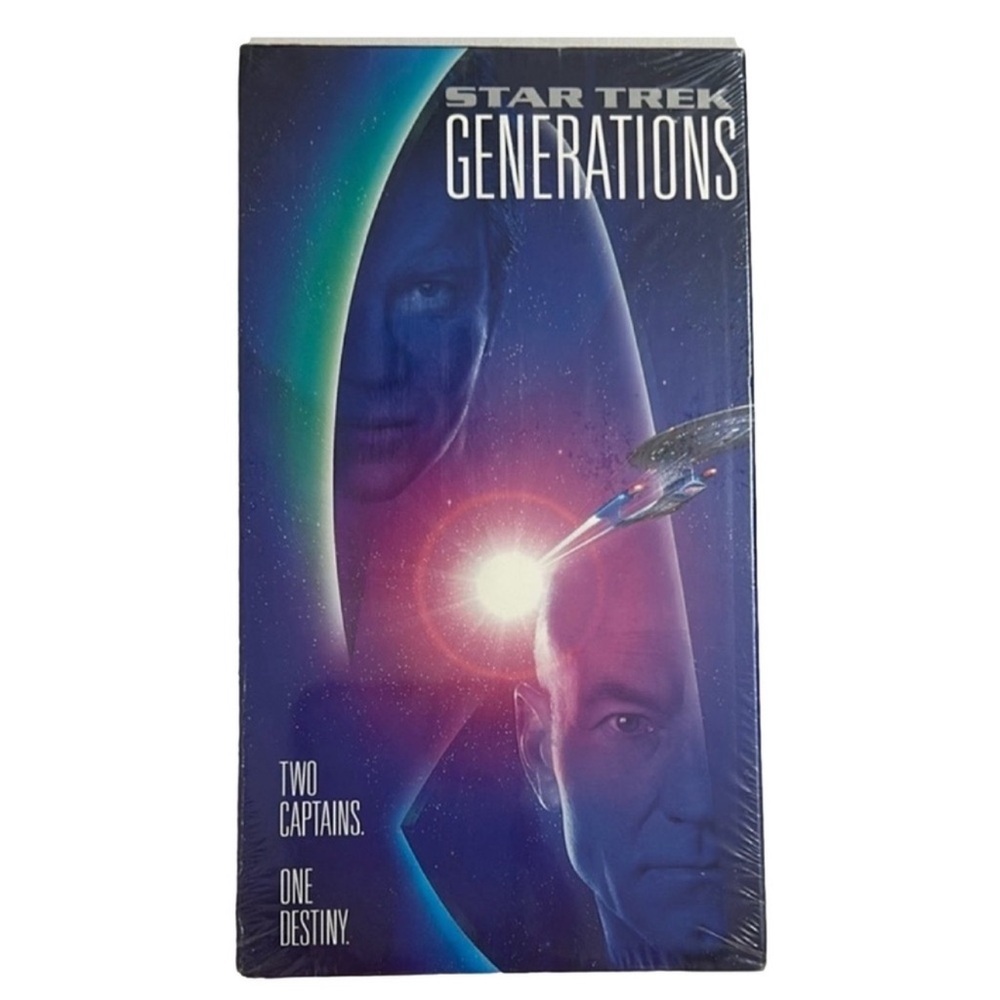 Star Trek Generations VHS - Purple & Blue Sci‑Fi Cover